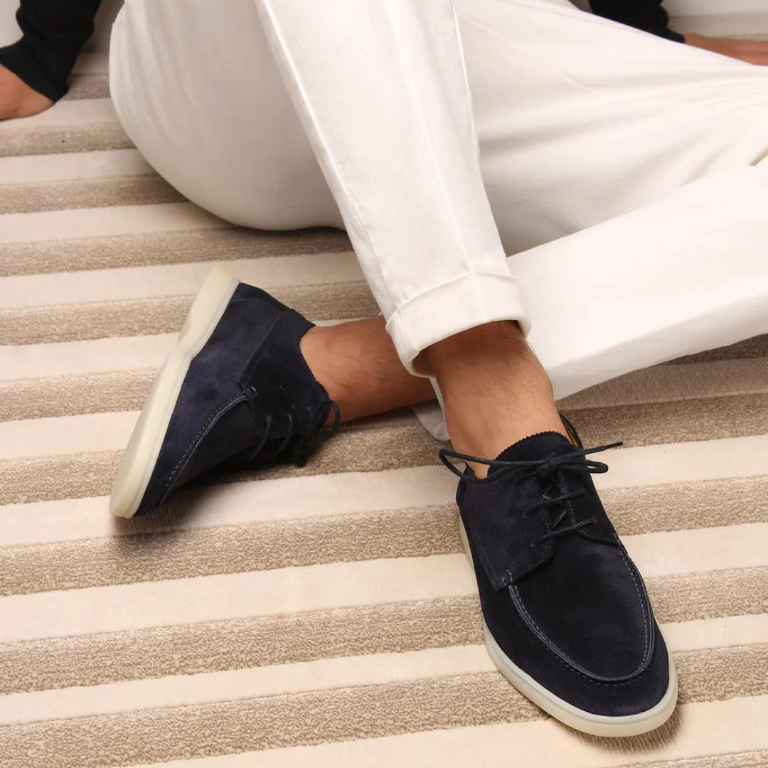 Herren-Business-Loafer aus Leder – Miro - Schwarz - Mavero