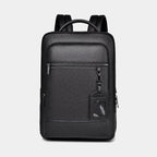 Executive-Rucksack aus wasserdichtem Leder mit 16-Zoll-Laptopfach – Reto - Mavero