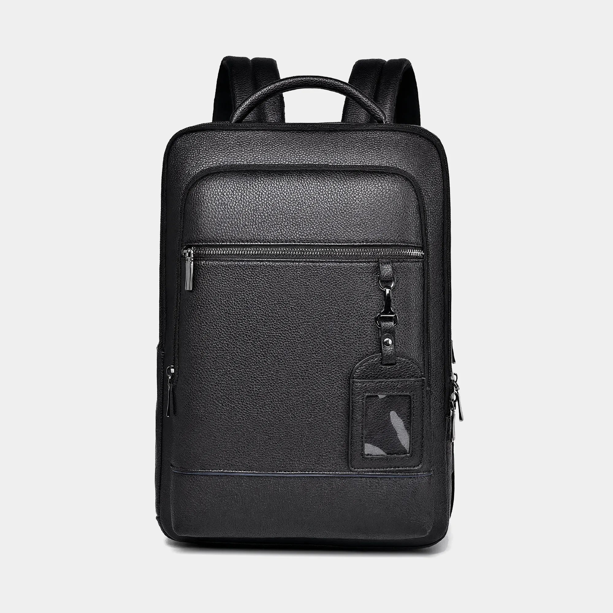 Executive-Rucksack aus wasserdichtem Leder mit 16-Zoll-Laptopfach – Reto - Mavero