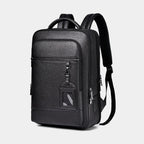 Executive-Rucksack aus wasserdichtem Leder mit 16-Zoll-Laptopfach – Reto - Mavero