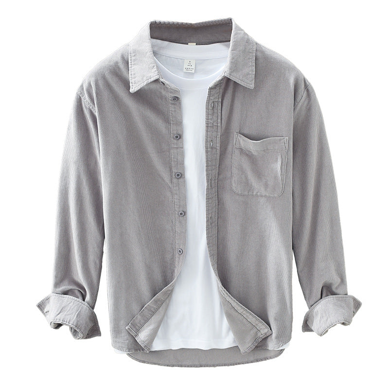 Herren-Overshirt Retro-Cord – Arno - Mavero