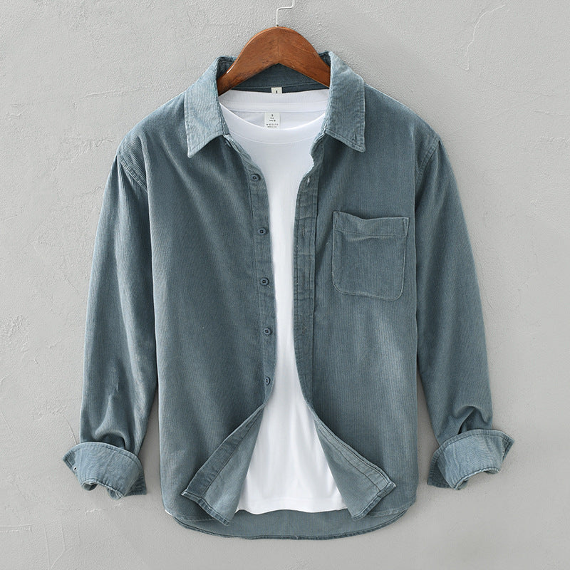 Herren-Overshirt Retro-Cord – Arno - Mavero