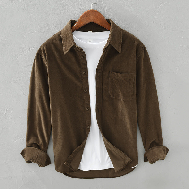 Herren-Overshirt Retro-Cord – Arno - Mavero