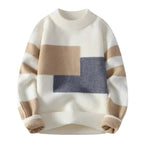 Herrenpullover aus Baumwollmischung – Marek - Weiß - Mavero