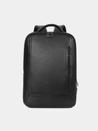 Leder-Rucksack Wasserdicht mit USB-C für 16-Zoll-Laptop – Nomadix - Black - Mavero