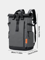 Rolltop-Reiserucksack mit 16-Zoll-Laptopfach – AlpTrek - Mavero