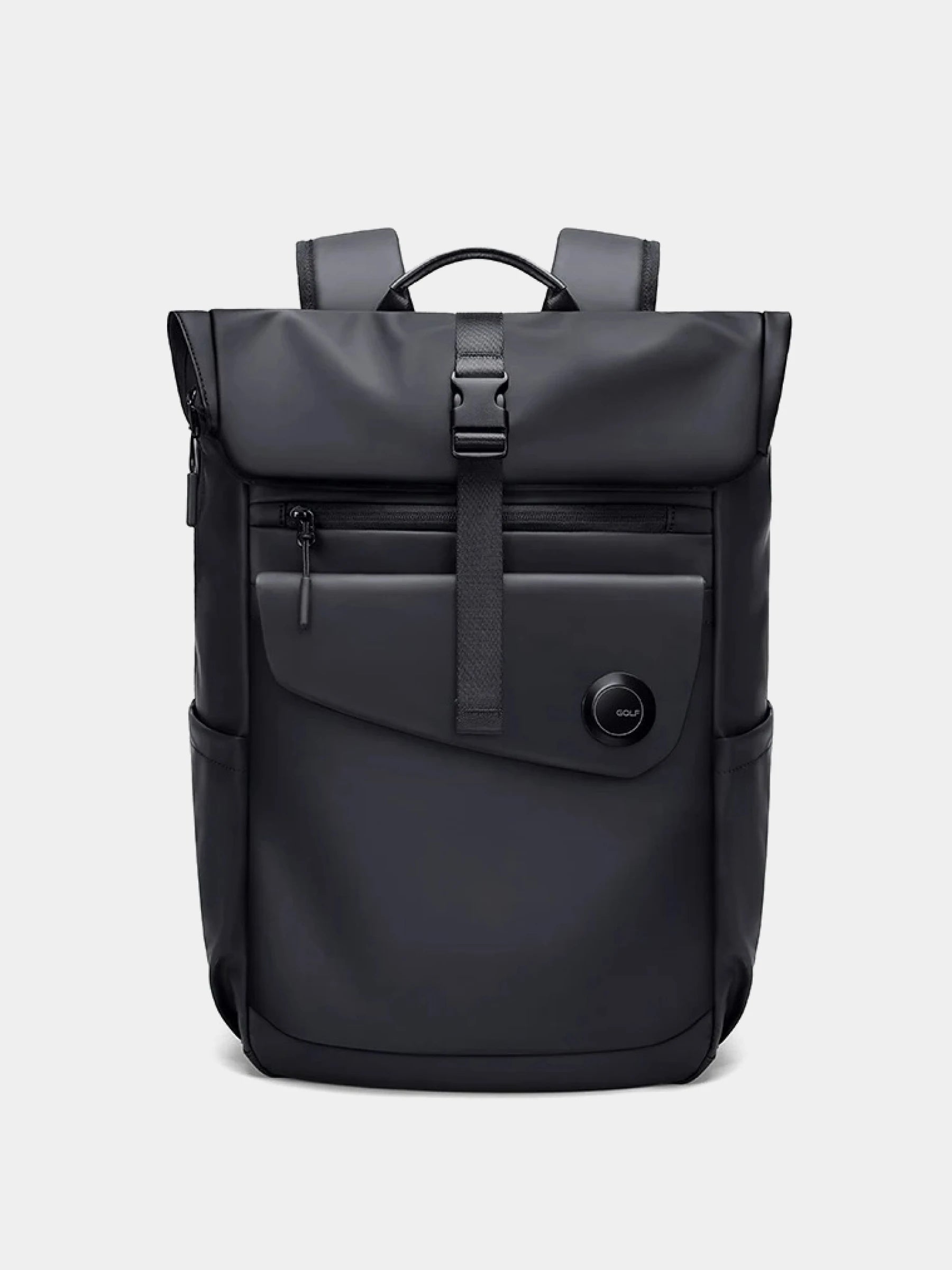 Rolltop-Reiserucksack Wasserfest 20–35 l mit Laptopfach – NomadVault - Black - Mavero