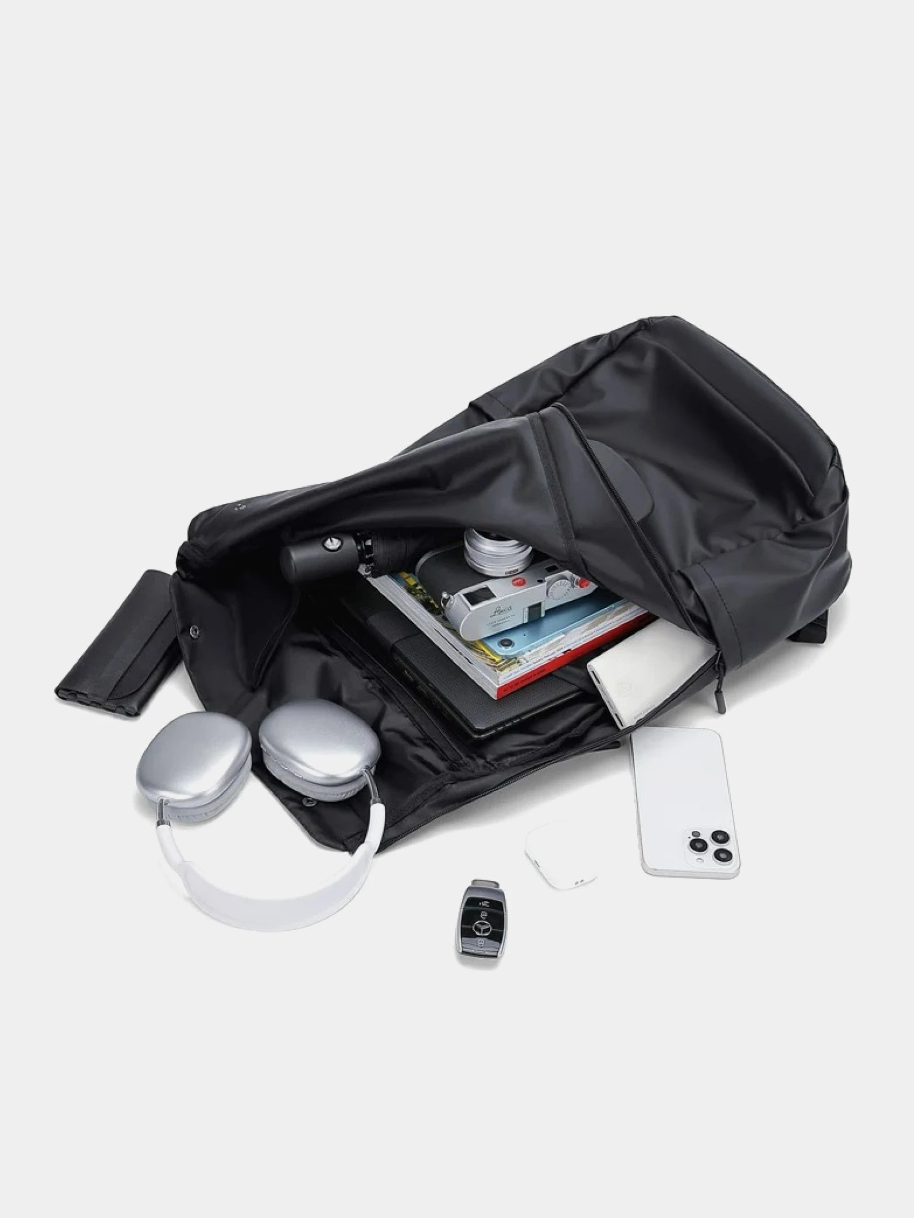 Rolltop-Reiserucksack Wasserfest 20–35 l mit Laptopfach – NomadVault - Mavero