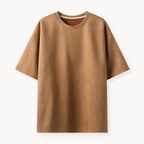 T-Shirt in Luxuriöser Wildlederoptik – Reto - Mavero