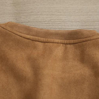 T-Shirt in Luxuriöser Wildlederoptik – Reto - Mavero