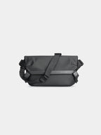 Umhängetasche mit Tabletfach, Wasserdicht aus Oxfordstoff – Milo - Black - Mavero